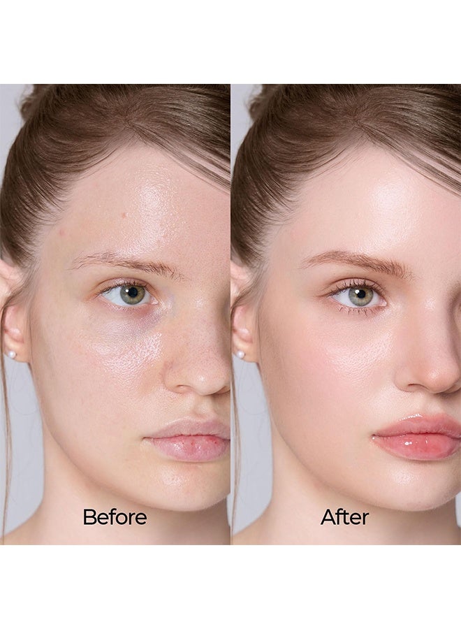 zephoco Velvet Skin Moisturizing Cushion, Pink Glow Cushion Foundation, Easy Coverage, Natural Dewy Glow Finish, Moisturizing For Dry Skin, Lightweight, Long-Lasting & Oxidation-Resistant And High Coverage (Lvory White) - Image 2